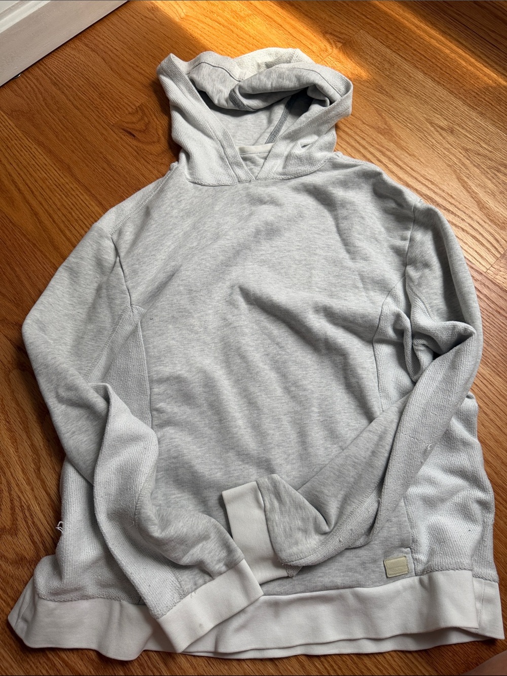 Calvin Klein Jeans Light Gray Men's Pullover Hoodie